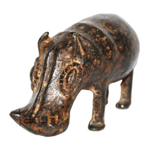 Art Dogon Bronze Animal Phacochre Sculpture Africain Mali Dcoration ethnique Afrique 01 b