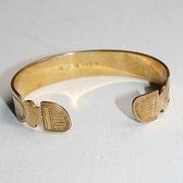 Bijoux Touareg Ethniques Bracelet grav en bronze 02 - KARUNI c