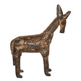 Art Dogon Bronze Animal Girafe Sculpture Africain Mali Dcoration ethnique Afrique 02