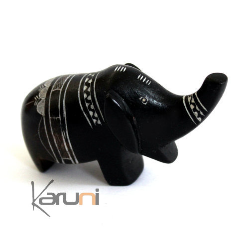 Sculpture Steatite Pierre  Savon Animal Touareg Niger Pierre de l'Ar Dcoration Elephant 05