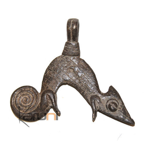 Art Dogon Africain Bronze Pendentif Amulette Sculpture Mali Dcoration ethnique Afrique 08 Camlon
